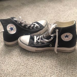 Women’s Black High Top Converse